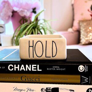 Rae Dunn, "Hold", Tray, Trinket Dish, Catch-all, NWOT